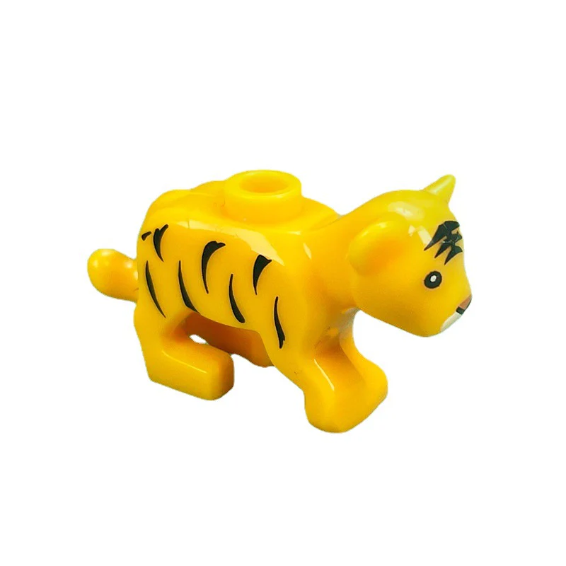 2pcs 60307 Animal Little Tiger Leopard Lion - Image 3