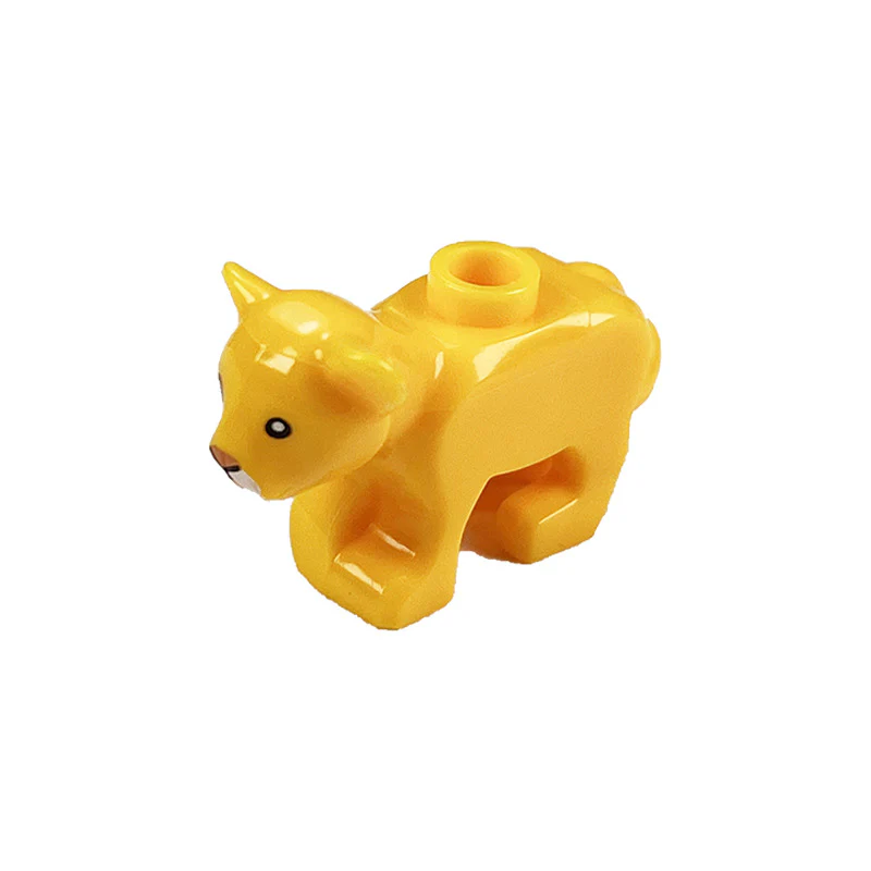 2pcs 60307 Animal Little Tiger Leopard Lion - Image 4