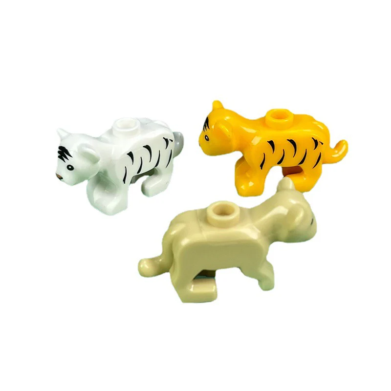 2pcs 60307 Animal Little Tiger Leopard Lion - Image 5