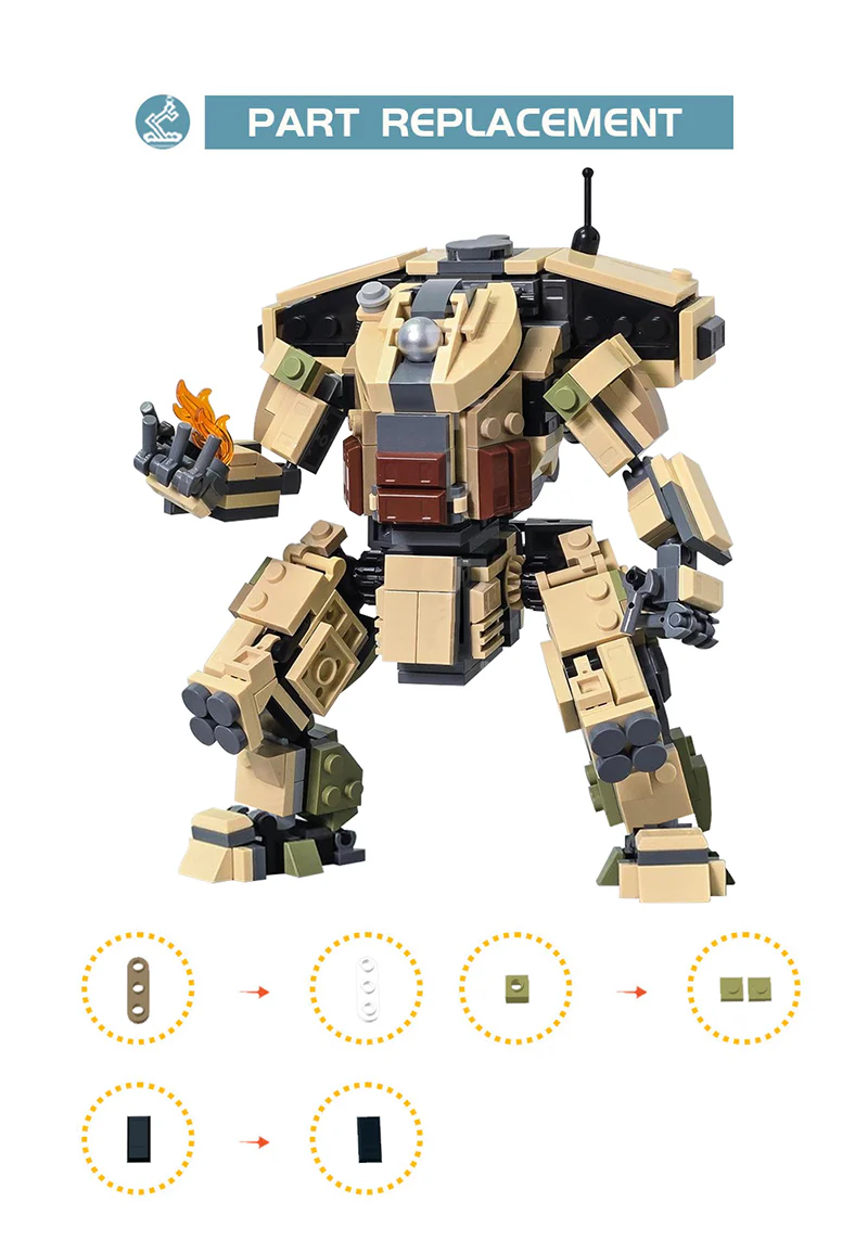 605PCS MOC-167752；Titanfall(Scorch Titan) - Image 5
