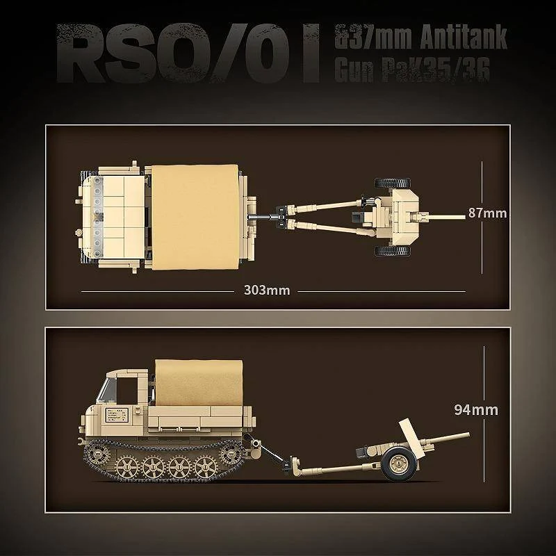 606 PGS QUANGUAN 100250 RSO/01 & 37mm Antitank Gun PaK35/36 - Image 2