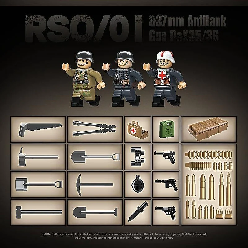 606 PGS QUANGUAN 100250 RSO/01 & 37mm Antitank Gun PaK35/36 - Image 3