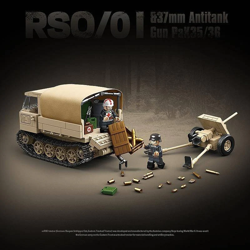 606 PGS QUANGUAN 100250 RSO/01 & 37mm Antitank Gun PaK35/36 - Image 4