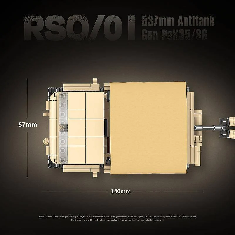 606 PGS QUANGUAN 100250 RSO/01 & 37mm Antitank Gun PaK35/36 - Image 6