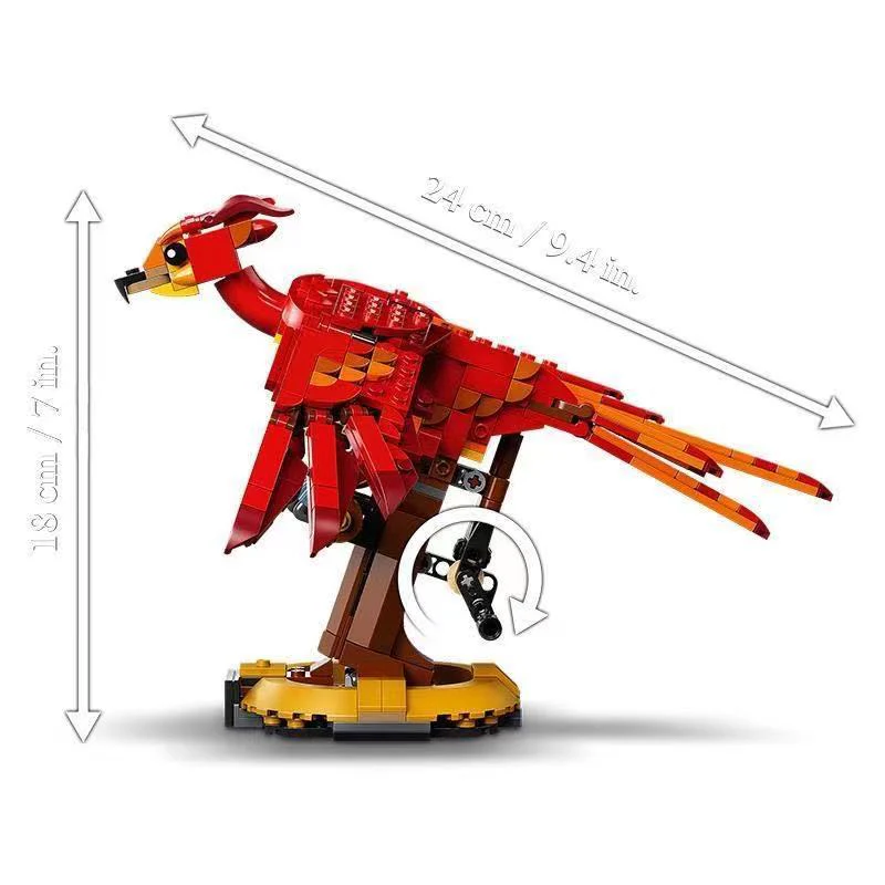 606PCS 99917 Fawkes Dumbledore’s Phoenix - Image 5