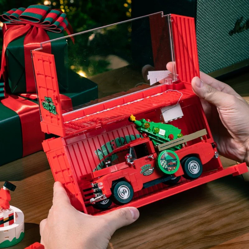 611pcs PB8849 Christmas truck with container display box - Image 3
