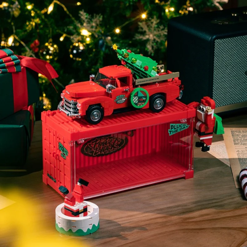 611pcs PB8849 Christmas truck with container display box - Image 4