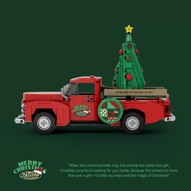 611pcs PB8849 Christmas truck with container display box - Image 5