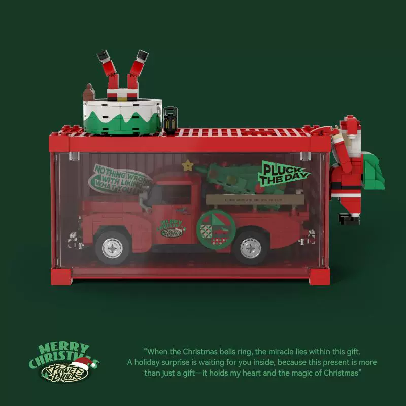 611pcs PB8849 Christmas truck with container display box - Image 6