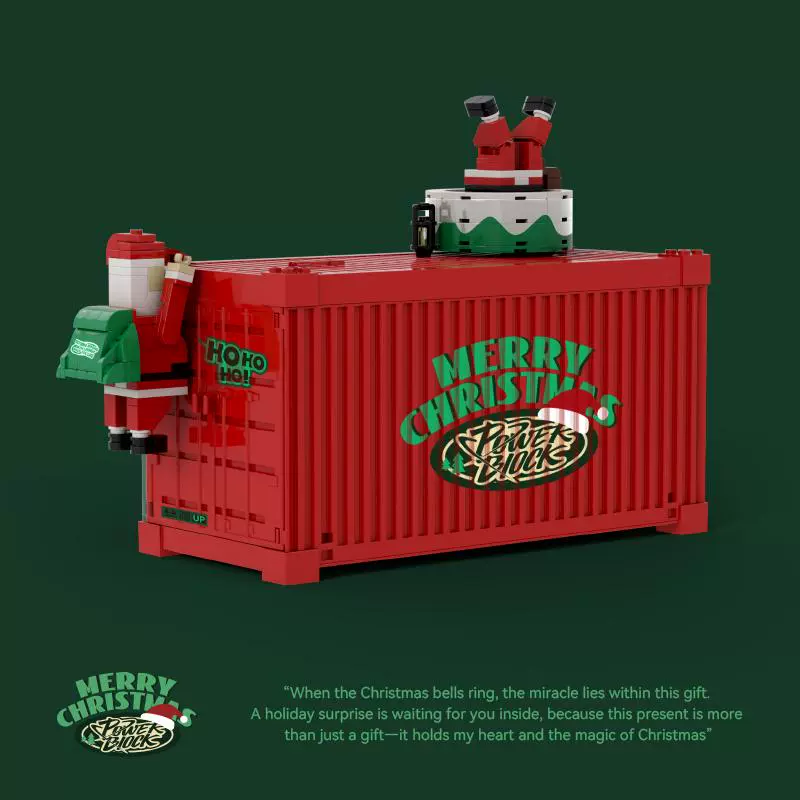 611pcs PB8849 Christmas truck with container display box - Image 7