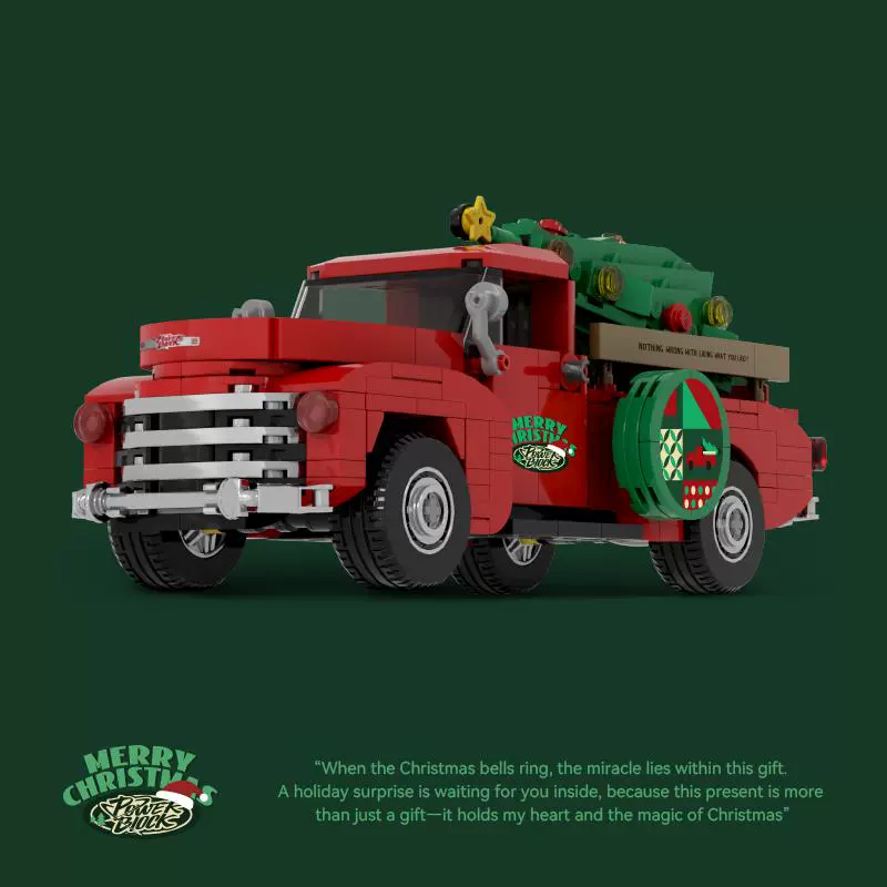 611pcs PB8849 Christmas truck with container display box - Image 8