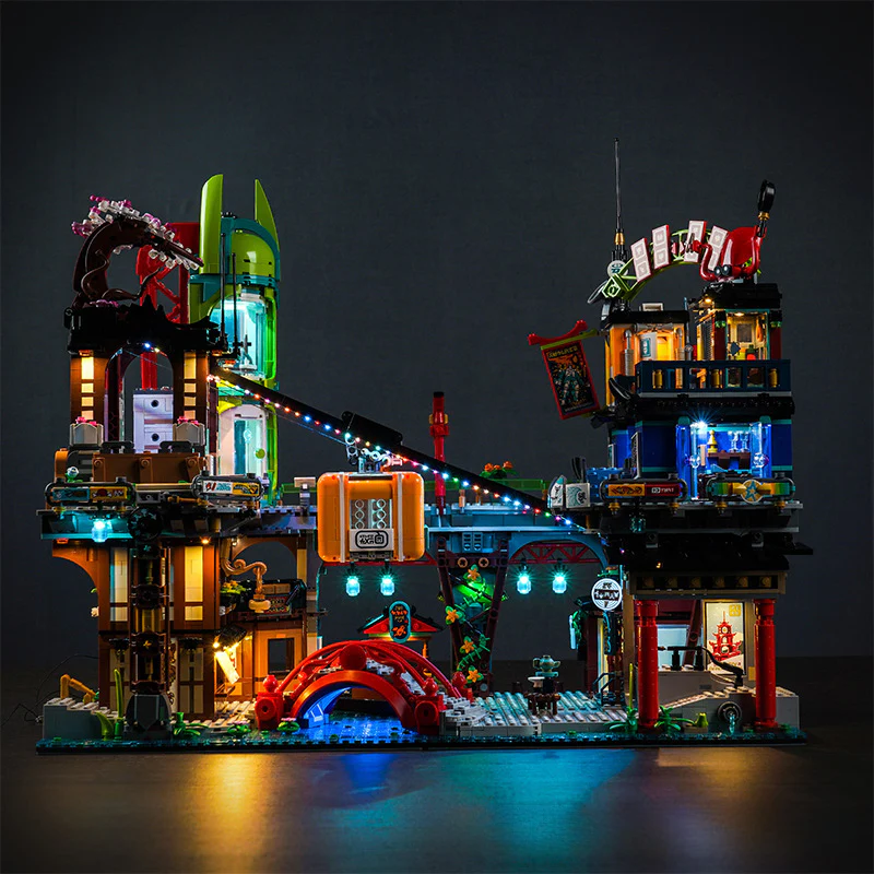6163pcs Ninjago City Markets - Image 4