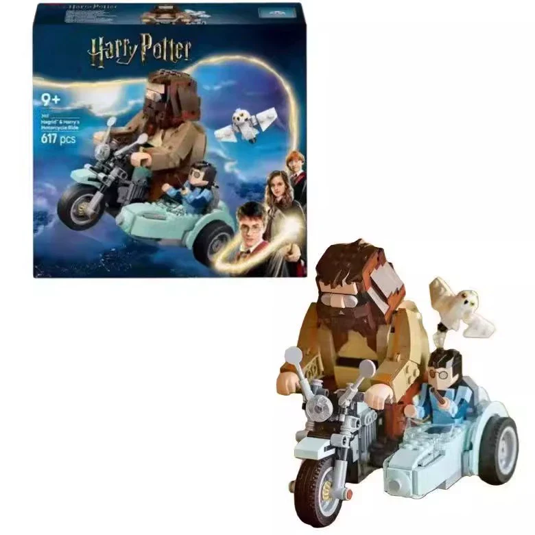 617 pcs Harry Potter Hagrid & Harry's Motorcycle - Image 4
