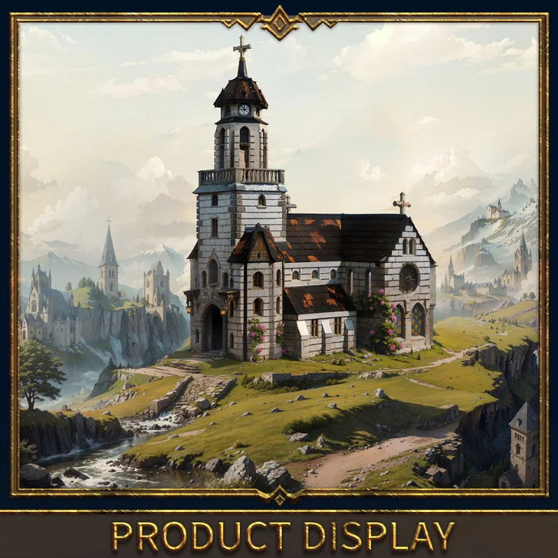 6172pcs BAKA 33925 Medieval Church - Image 8
