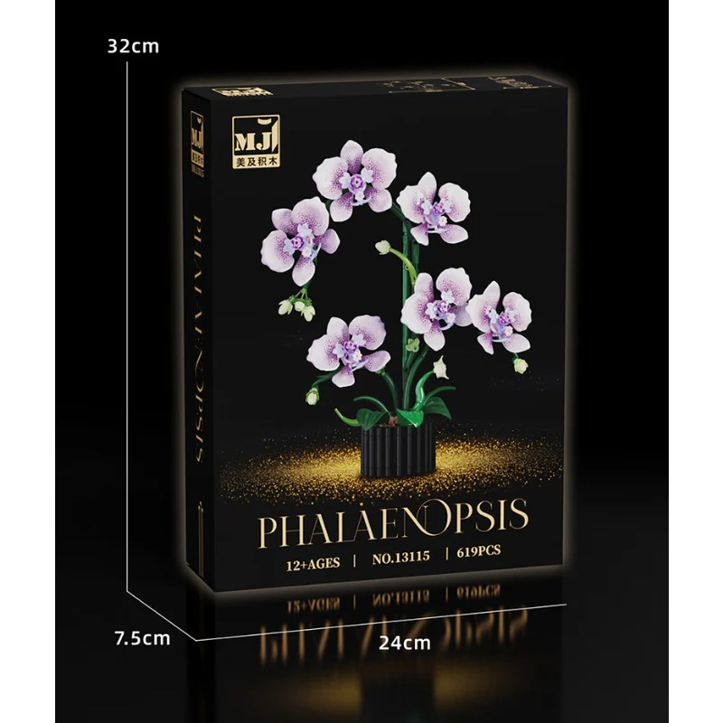 619pcs MJi 13115 PHALAENOPSIS - Image 6