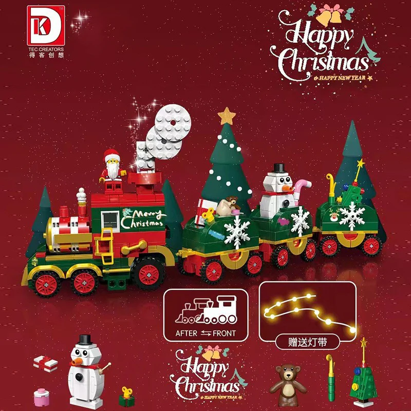 626PCS DK711 Christmas Tv DK712 Christmas Train - Image 3