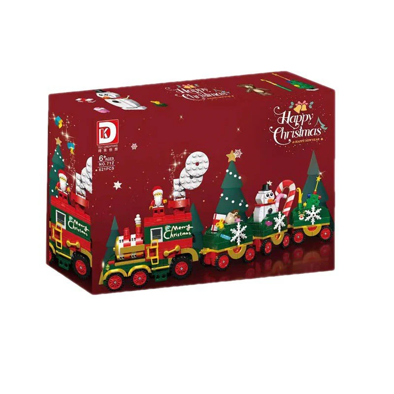 626PCS DK711 Christmas Tv DK712 Christmas Train - Image 5