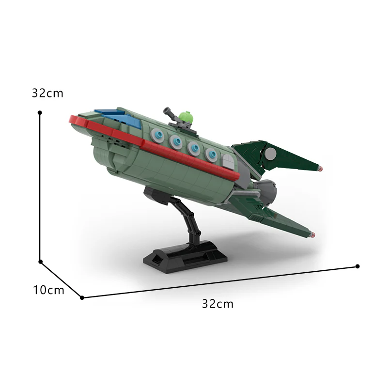 628PCS MOC-82707 Planet Express Ship - Image 3