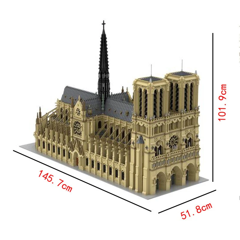 63190 pcs MOC-43974 Notre Dame de Paris - Image 2