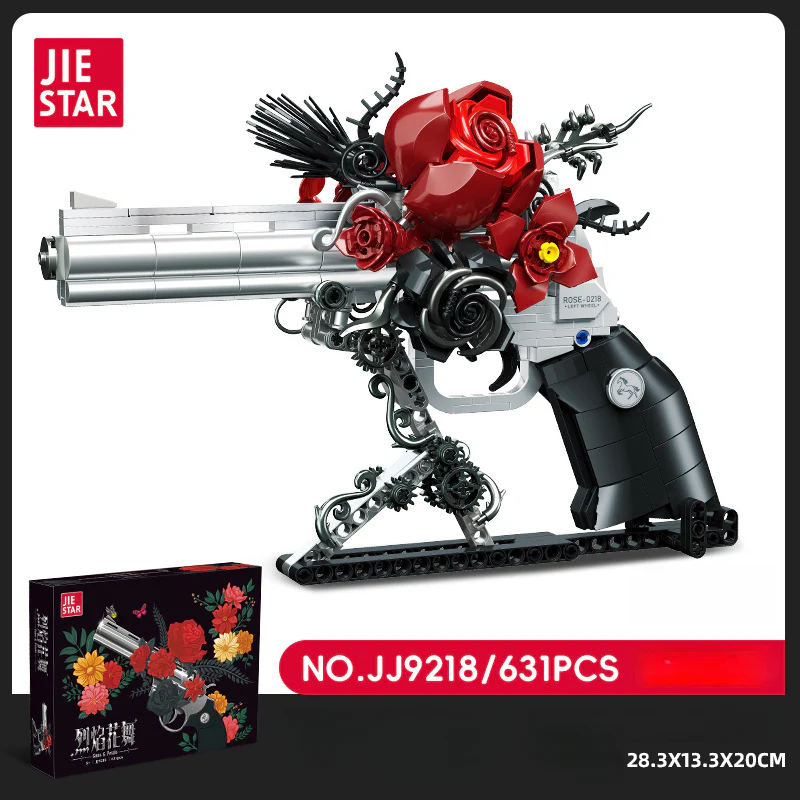 631pcs JIESTAR JJ9218 Rose Revolver - Image 6
