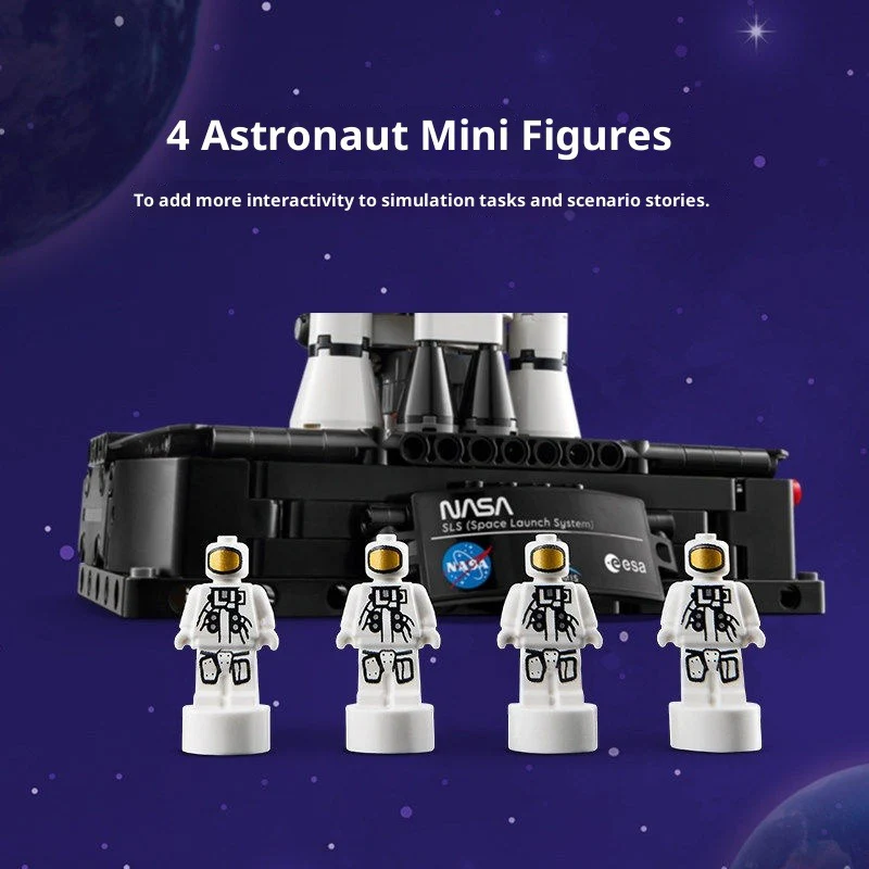 632PCS NASA Artemis Space Launch System Rocket - Image 3