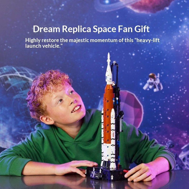 632PCS NASA Artemis Space Launch System Rocket - Image 5