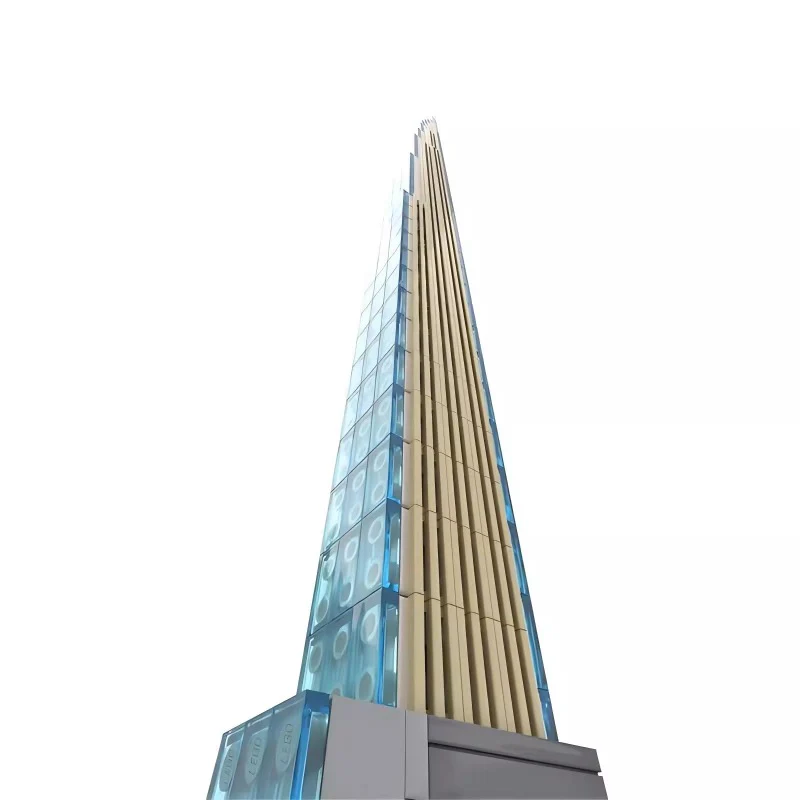634PCS MOC-148522 111 West 57th Street 1:800 Scale (Steinway Tower) - Image 3