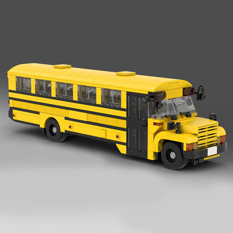635pcs MOC-177592；School Bus - Image 2
