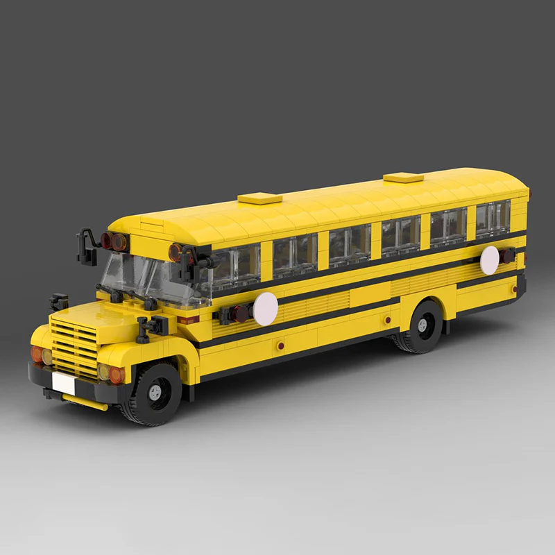 635pcs MOC-177592；School Bus - Image 3
