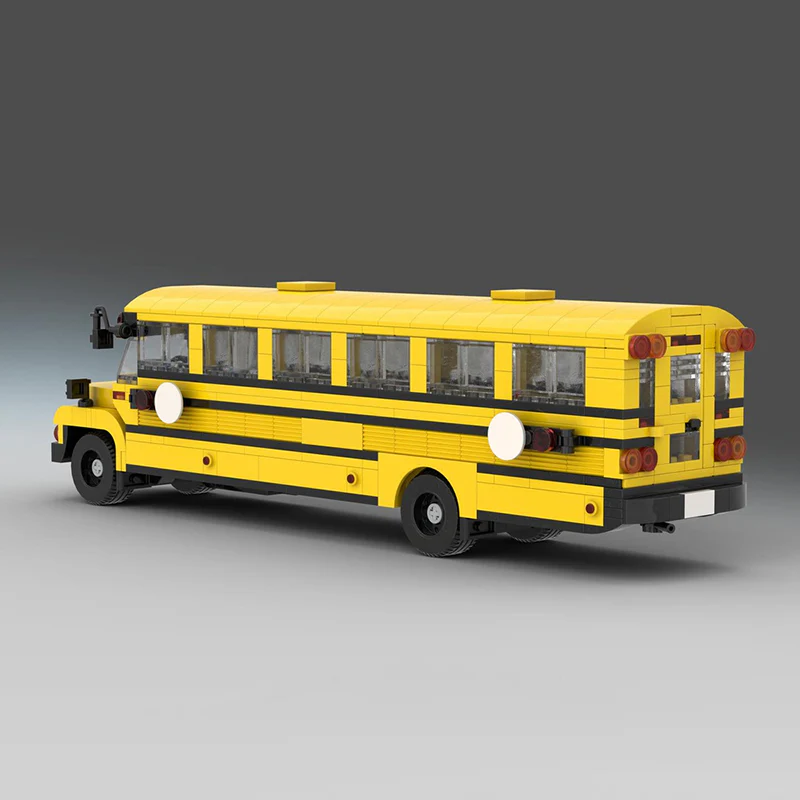 635pcs MOC-177592；School Bus - Image 4