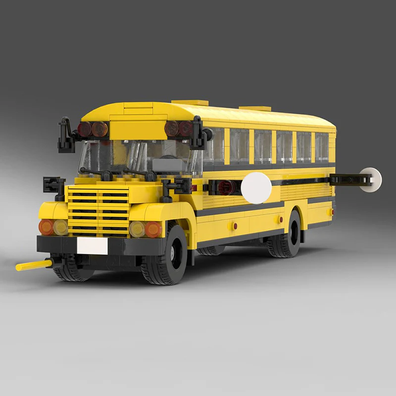 635pcs MOC-177592；School Bus - Image 5