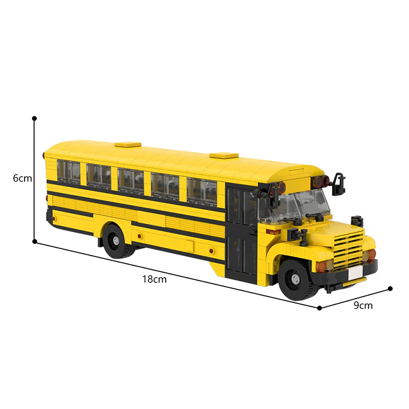 635pcs MOC-177592；School Bus - Image 6