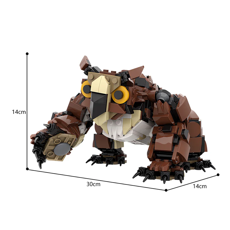 636PCS MOC-191156,Dungeons & Dragons(owlbear) - Image 4
