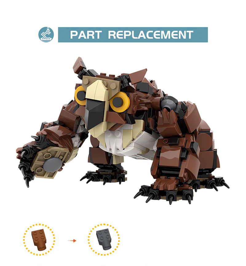 636PCS MOC-191156,Dungeons & Dragons(owlbear) - Image 5