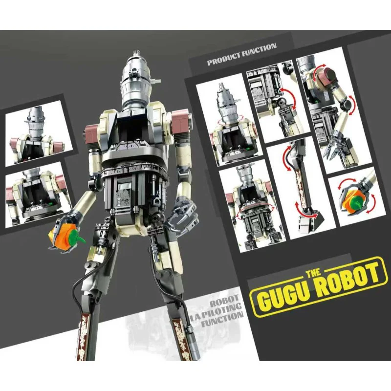 654pcs XJD JD094 THE GUGU ROBOT - Image 3