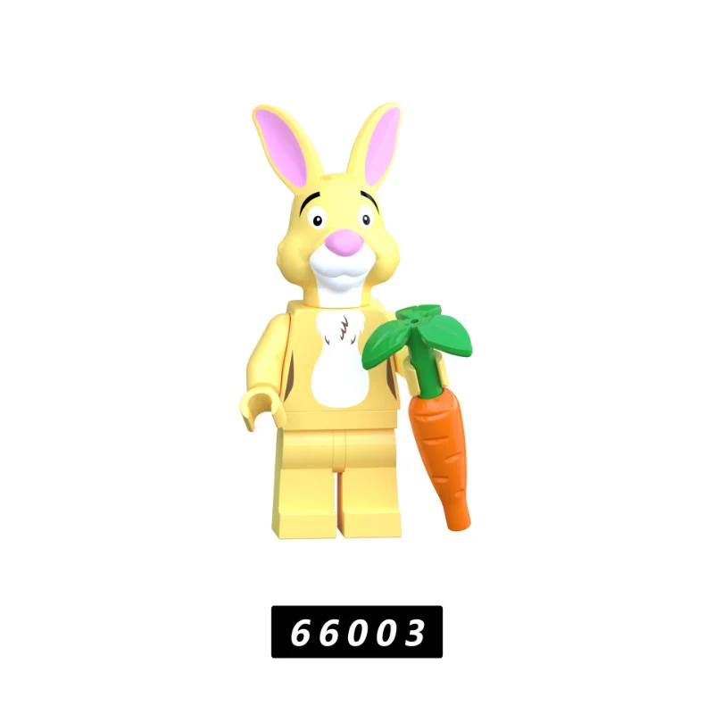 66001-66005 Cartoon Anime Winnie the Pooh Tigger Donkey Minifigures - Image 5
