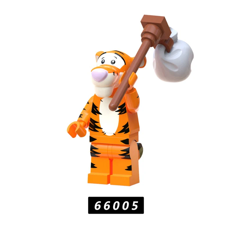 66001-66005 Cartoon Anime Winnie the Pooh Tigger Donkey Minifigures - Image 7