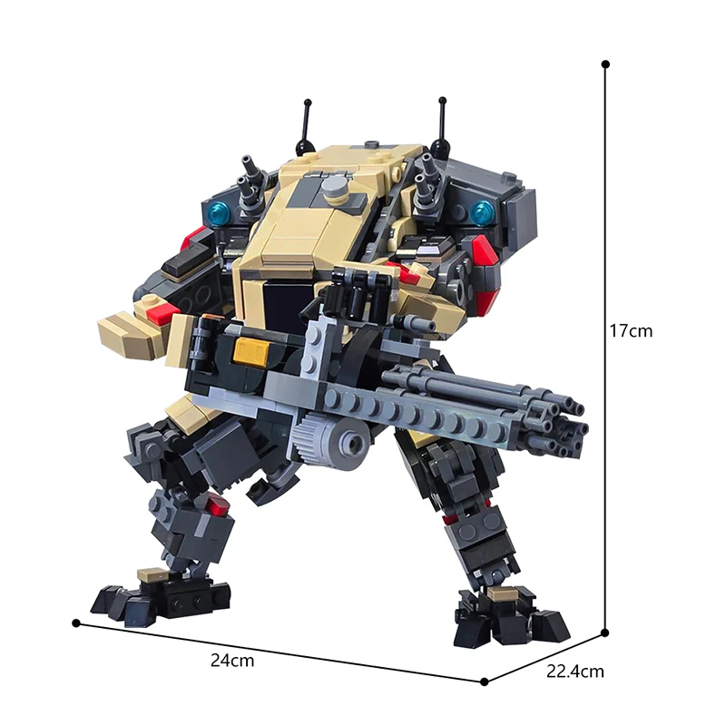 660pcs MOC-165712,Titanfall(Legion Titan) - Image 4