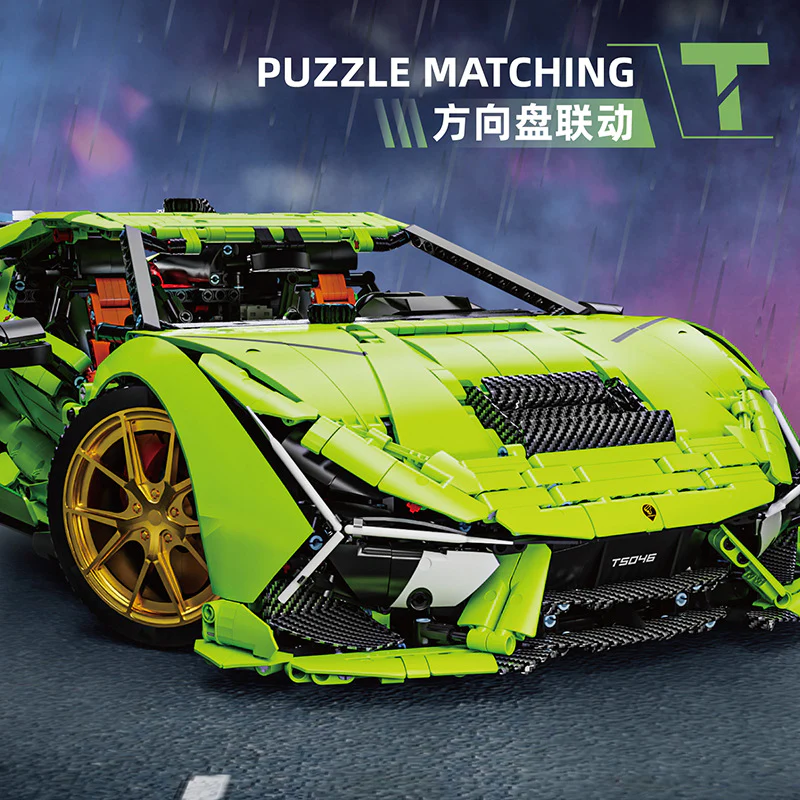 6628 pcs TGL T5046 Aventador SVJ 1:6 - Image 3