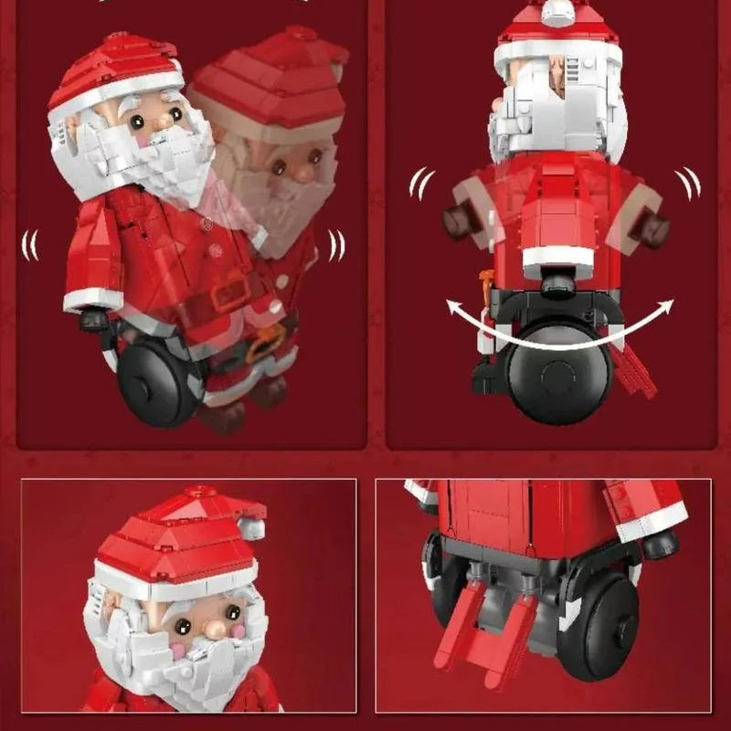 666pcs 13116 MouldKing Santa Claus Programmable remote control electric version - Image 4