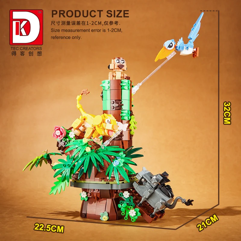 668 pcs DK 6028 Forest Kingdom - Image 3