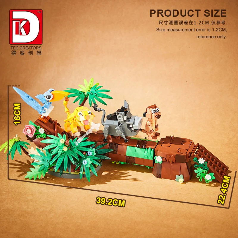 668 pcs DK 6028 Forest Kingdom - Image 4