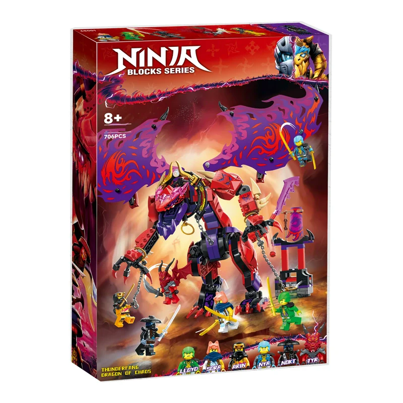 668 pcs Thunderfang Dragon of Chaos - Image 4