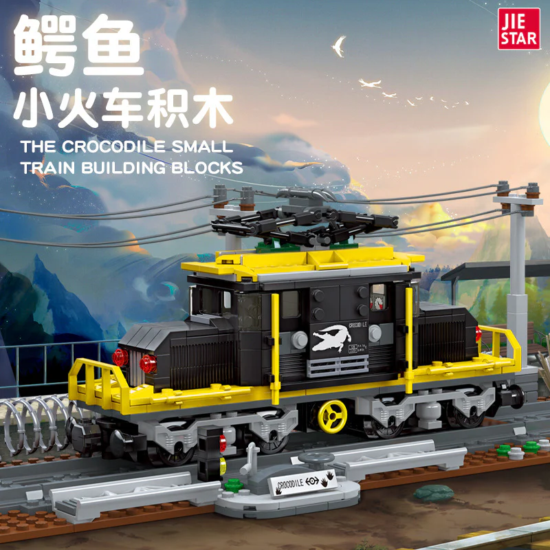 669PCS JIESTAR 59007 Crocodile Locomotive