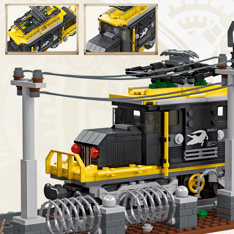 669PCS JIESTAR 59007 Crocodile Locomotive - Image 3