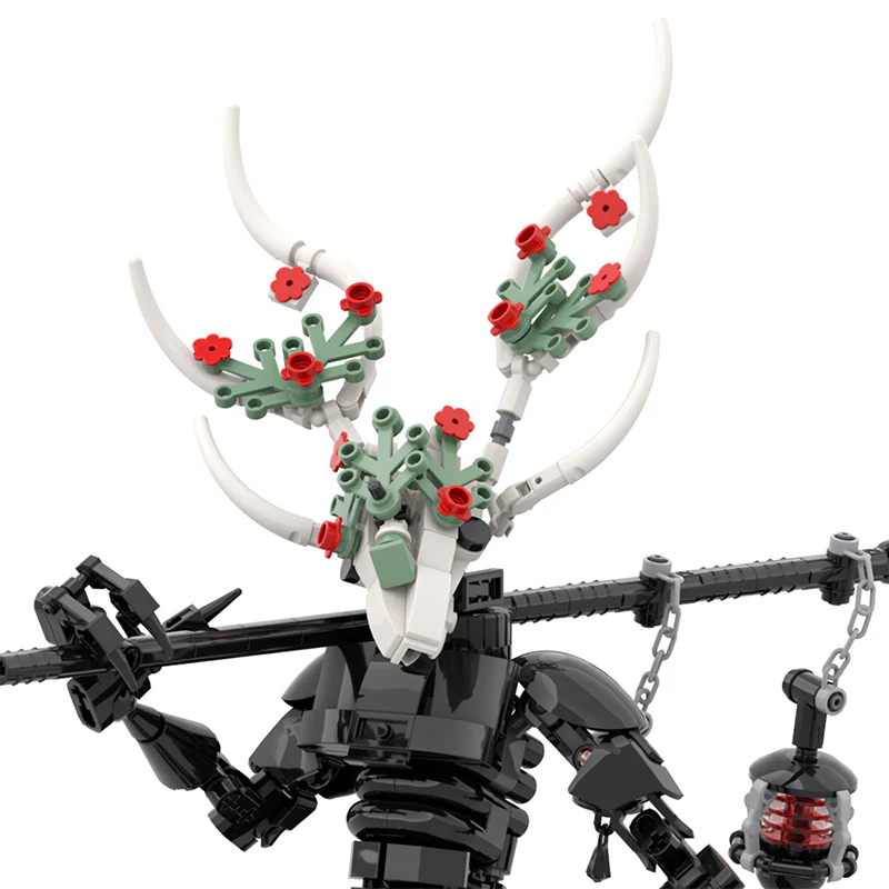 671PCS MOC grim reaper、monster toys、lego elves、elk、centaur - Image 6