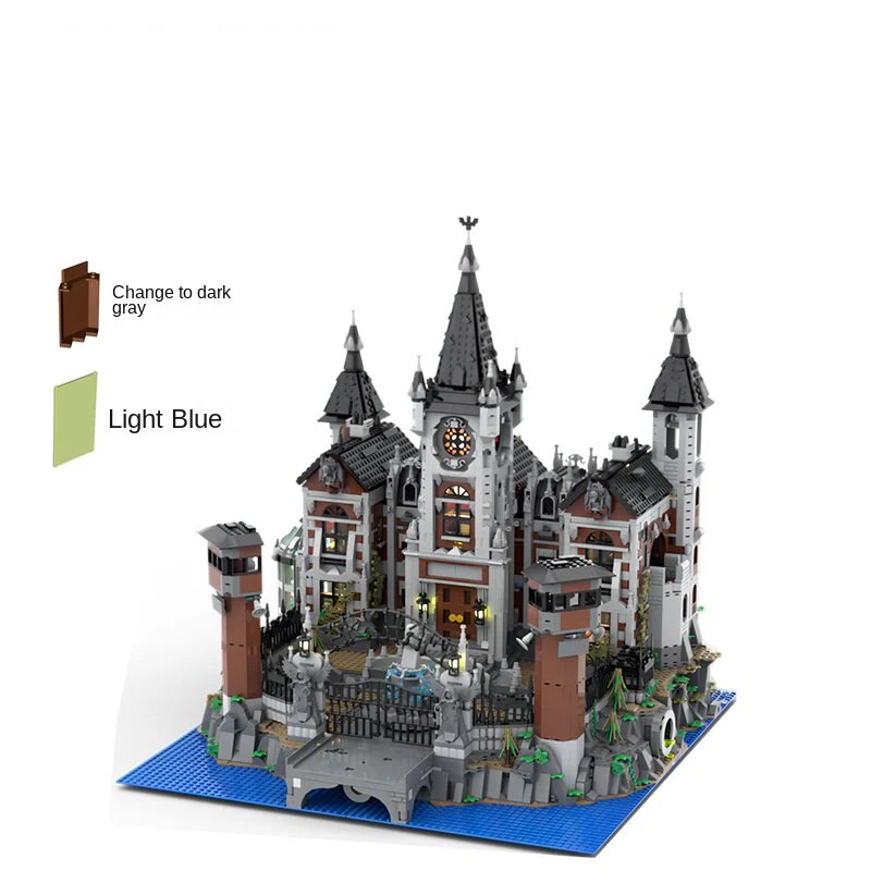 6726pcs MOC-158329 Modular Arkham Asylum - Image 4