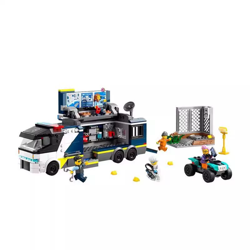 674 pcs Police Mobile Crime Lab Truck - Image 5
