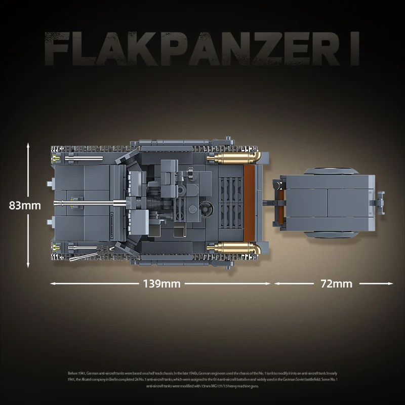 675pcs QUANGUAN 100299 FLAKPANZER I - Image 4