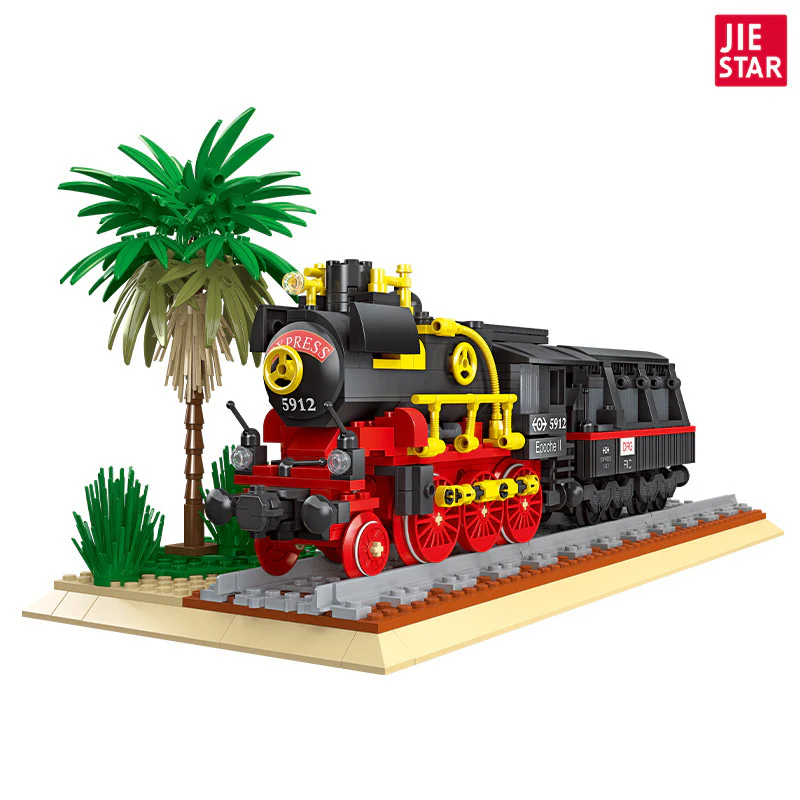 676PCS JIESTAR 59008 Steam Locomotive - Image 4